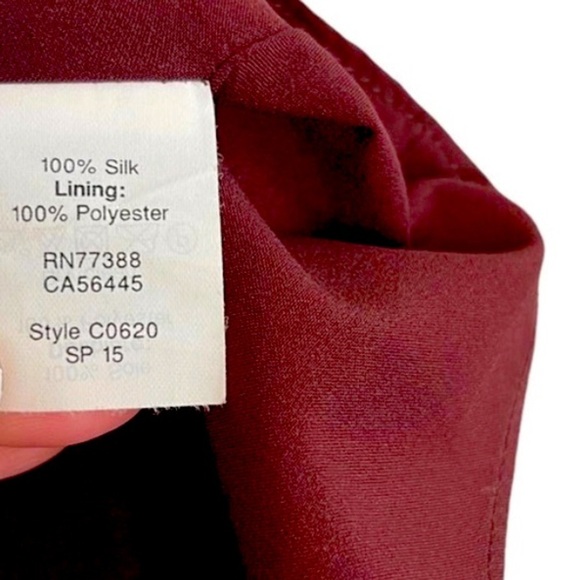 Madewell Silk Diamond Tile Midi Dress Size 2 - Picture 8 of 8